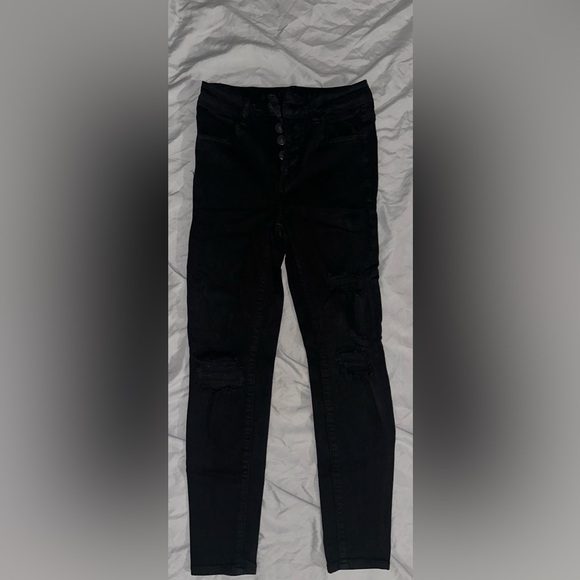 Black holy jeggings , American Eagle - Picture 1 of 3